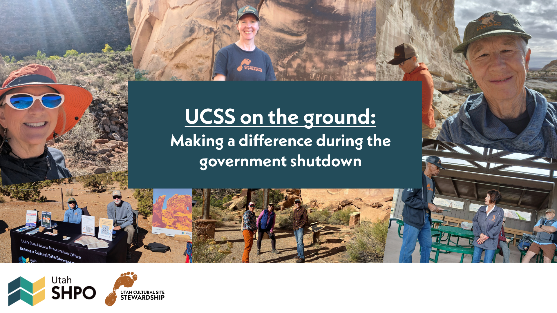 UCSS helped protect sites and educate visitors during the government shutdown in southern Utah.